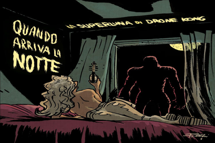 “La superluna di Drone Kong ” il progetto di Fabrizio ‘Nikki’ Lavoro, musicista e voce di Tropical Pizza. “QUANDO ARRIVA LA NOTTE” è il nuovo singolo, da oggi su tutte le piattaforme.