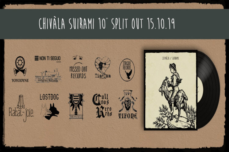 Le band post-hardcore dei CHIVÀLA e quella screamo dei SUIRAMI pubblicano l’omonimo album “ChivÀla/Suirami” da una cordata di etichette DIY italiane e straniere