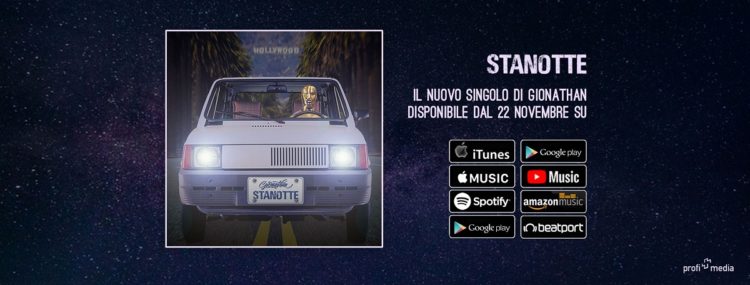 GIONATHAN: Online “Stanotte” il nuovo video di La canzone giusta per chi ha voglia di staccare, di far festa, o anche solo di star bene.