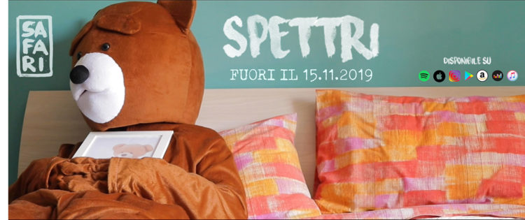 SAFARI: Torna la rock-band genovese con il nuovo singolo “SPETTRI” che parla di sentimenti non corrisposti e orsi di peluche, dal 15 novembre su tutte le piattaforme digitali