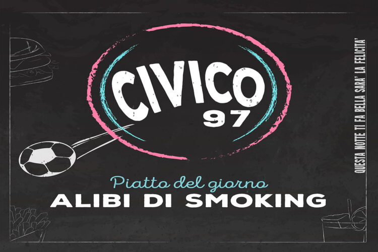 CIVICO97: “ALIBI DI SMOKING” la serie A, smoking e drink nell’estate deper il songolo di debutto
