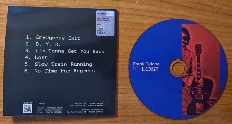 [Recensione] Con il suo rock strumentale FRANK TIDONE fa parlare la sua chitarra nell’album di debutto “Lost”.