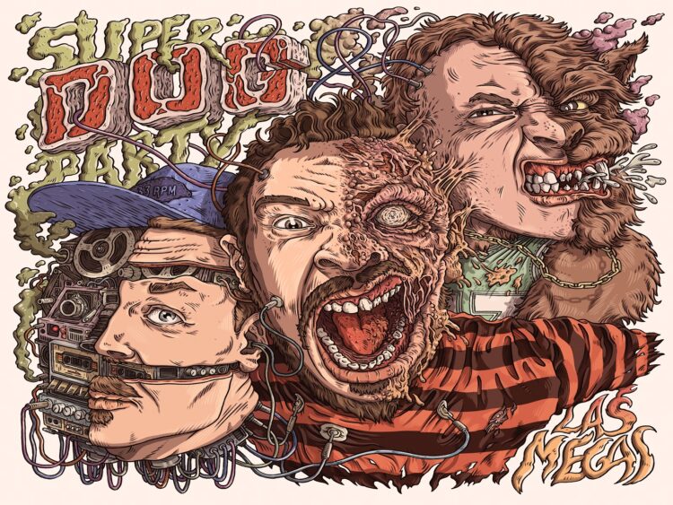 “Las Megas” è il disco ruvido e sregolato dei SUPER DOG PARTY.